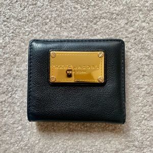 Marc Jacobs black leather wallet